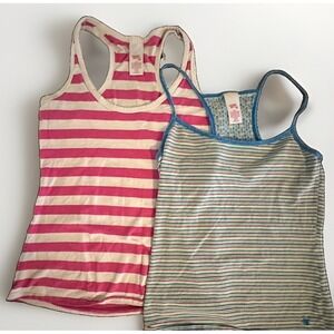 Personal Identity Y2K Tank Top Lot M / L Striped Racerback Cami Fairy Grunge 90s